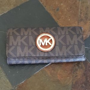 Michael Kors brown wallet